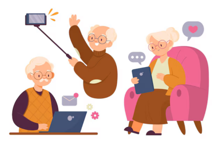 La inclusión del adulto mayor en la vida digital: un puente hacia la conexión y la independencia